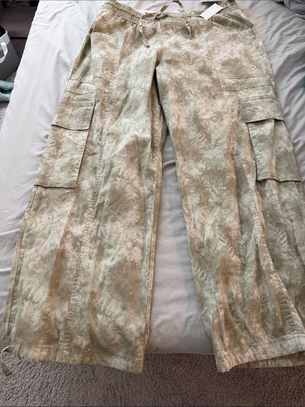 Women’s Cargo Pants in Sage Beige - Casual Utility